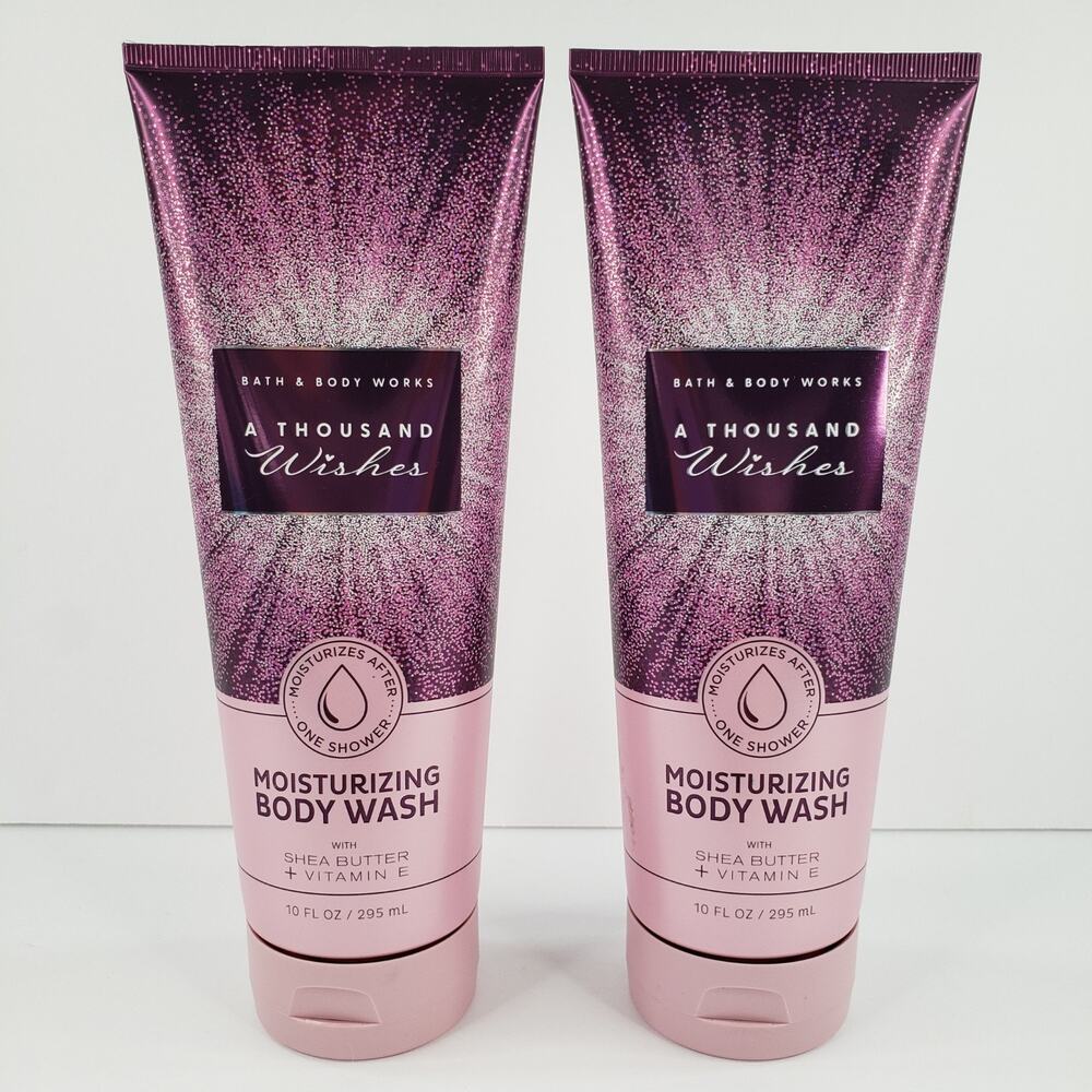 2 A Thousand Wishes Moisturizing Body Wash Bath Body Works Shower Gel Hydrating